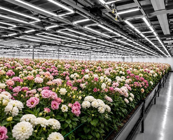 Commercial indoor grow room